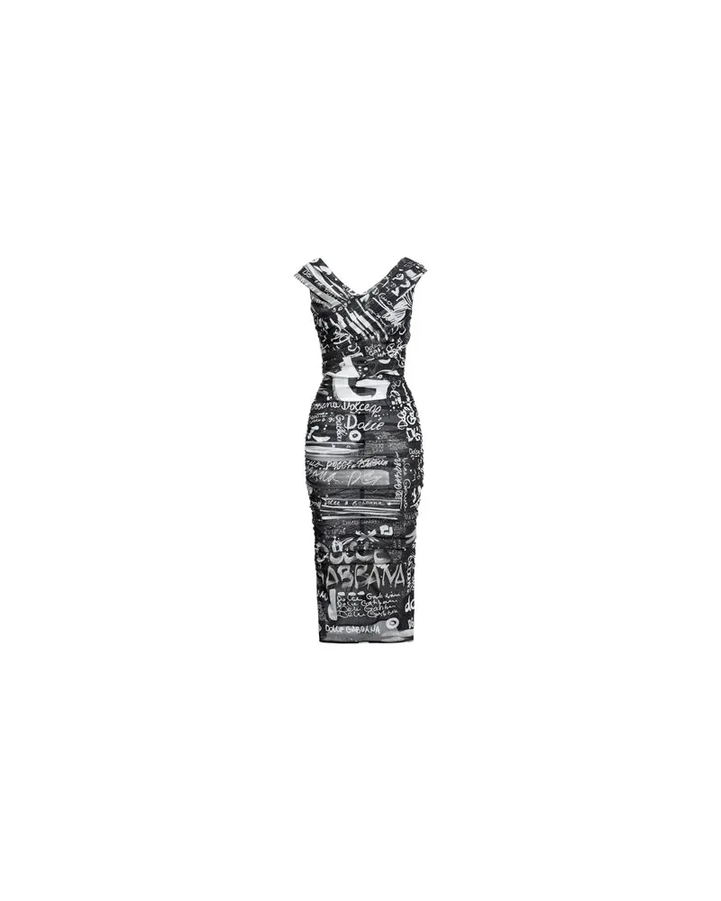 Dolce & Gabbana KLEIDER - Midi-Kleiderauf YOOX.COM Schwarz