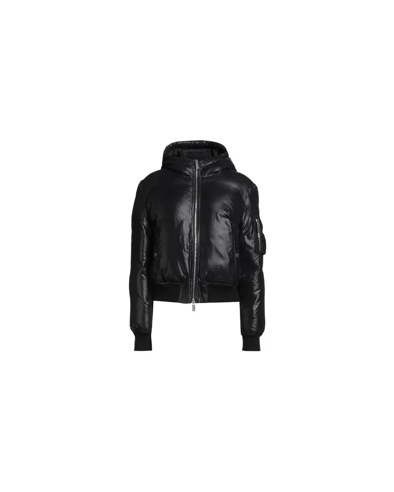 Burberry JACKEN & MÄNTEL - Pufferjacken & Daunenjackenauf YOOX.COM Schwarz