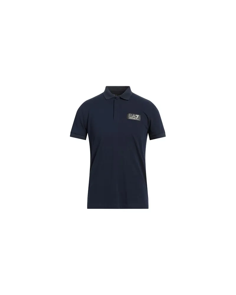 EA7 TOPS - Poloshirtsauf YOOX.COM Marineblau