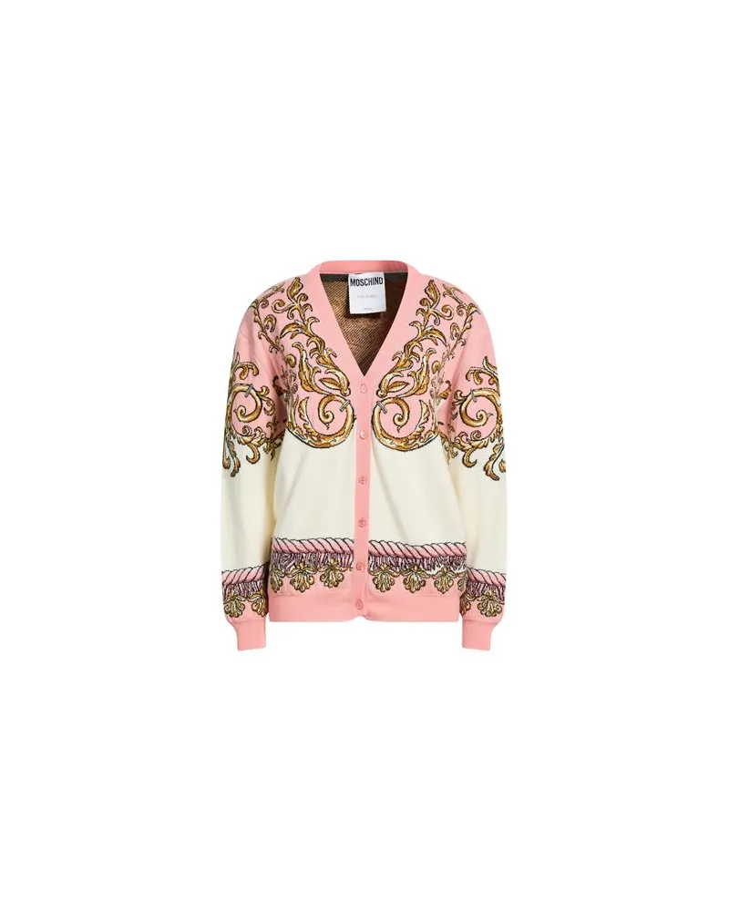 Moschino STRICKWAREN - Strickjackenauf YOOX.COM Rosa