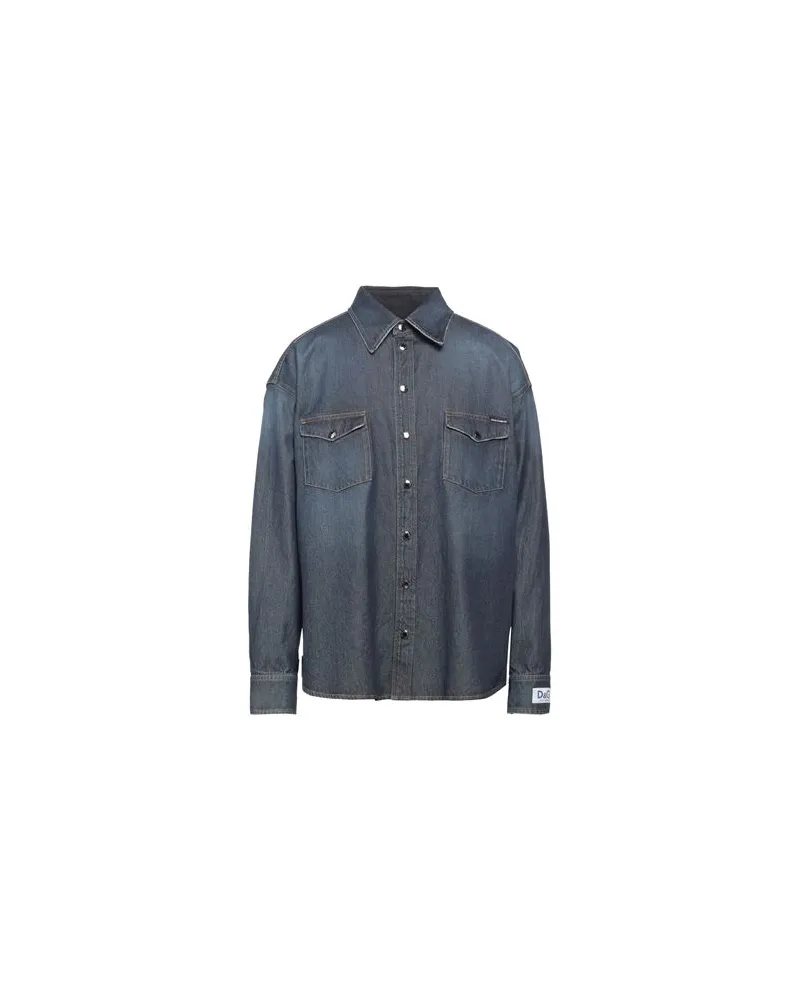 Dolce & Gabbana TOPS - Jeanshemdenauf YOOX.COM Blau