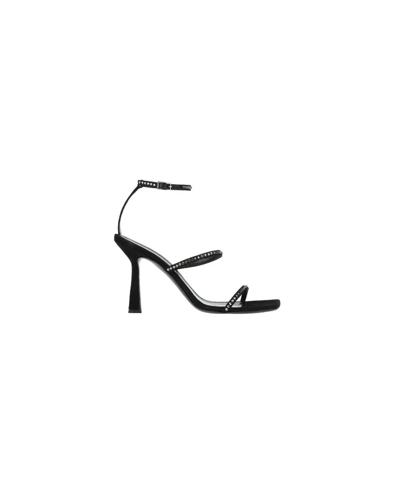 Aldo Castagna SCHUHE - Sandalenauf YOOX.COM Schwarz