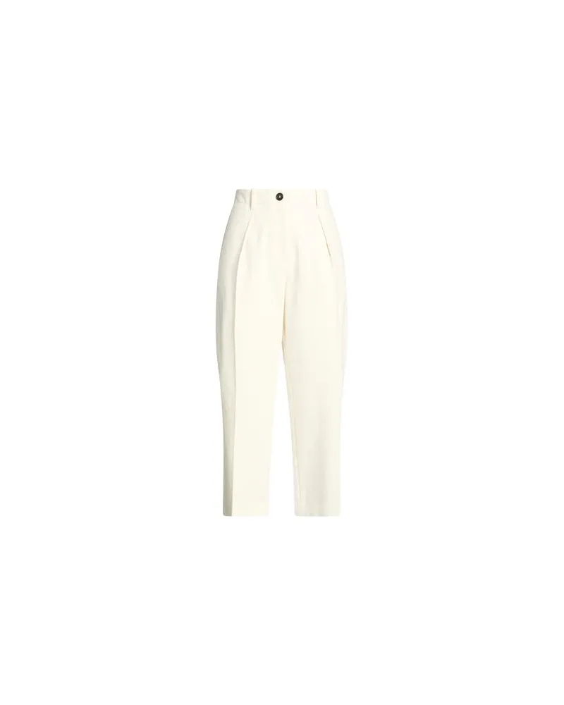 Brunello Cucinelli HOSEN & RÖCKE - Hosenauf YOOX.COM Elfenbein