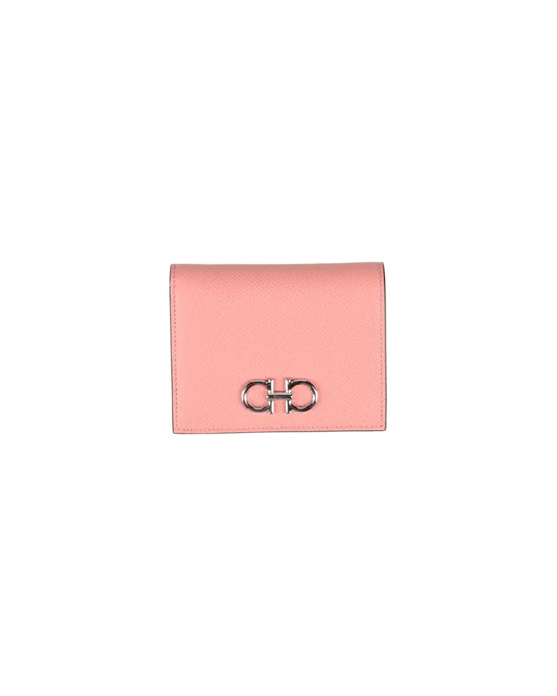 Ferragamo Kleinlederwaren - Brieftaschenauf YOOX.COM Lachs