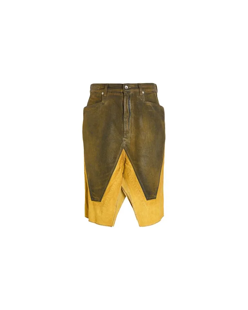 DRKSHDW by Rick Owens HOSEN & RÖCKE - Jeansröckeauf YOOX.COM Militärgrün