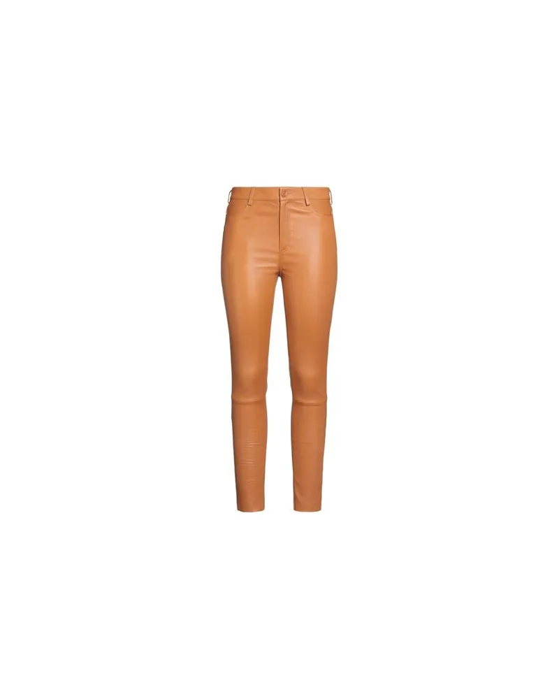 DROMe HOSEN & RÖCKE - Hosenauf YOOX.COM Lederfarben