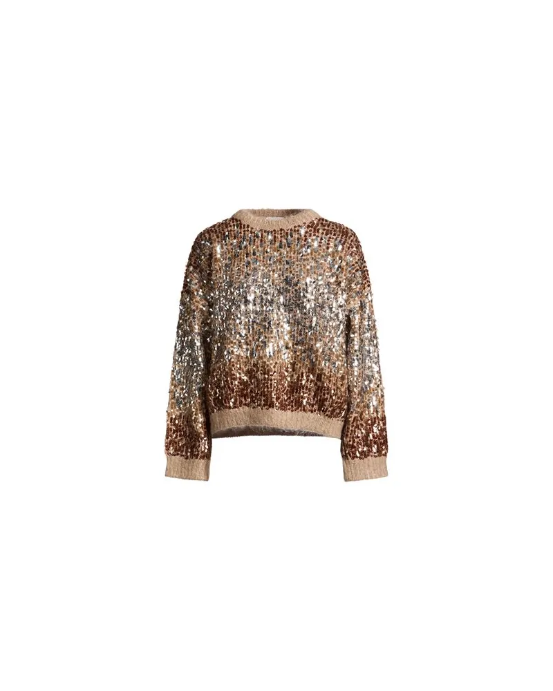 Brunello Cucinelli STRICKWAREN - Pulloverauf YOOX.COM Sand
