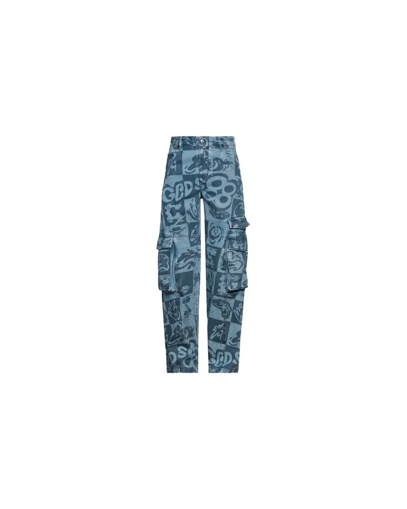 GCDS HOSEN & RÖCKE - Jeanshosenauf YOOX.COM Blau