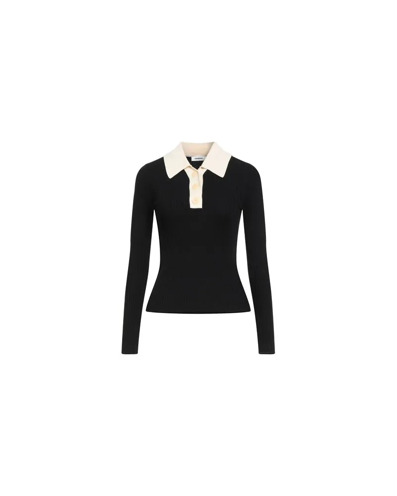 Sandro STRICKWAREN - Pulloverauf YOOX.COM Schwarz