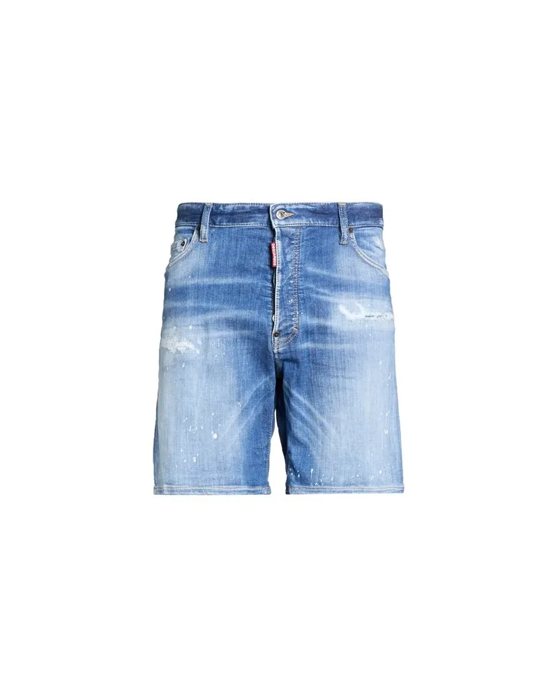 Dsquared2 HOSEN & RÖCKE - Jeansshortsauf YOOX.COM Blau