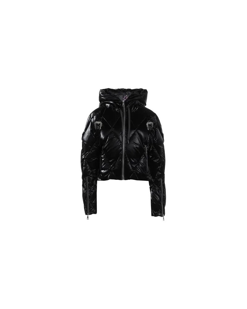 Versace Jeans JACKEN & MÄNTEL - Pufferjacken & Daunenjackenauf YOOX.COM Schwarz