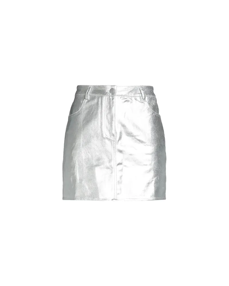 Vila HOSEN & RÖCKE - Jeansröckeauf YOOX.COM Silber