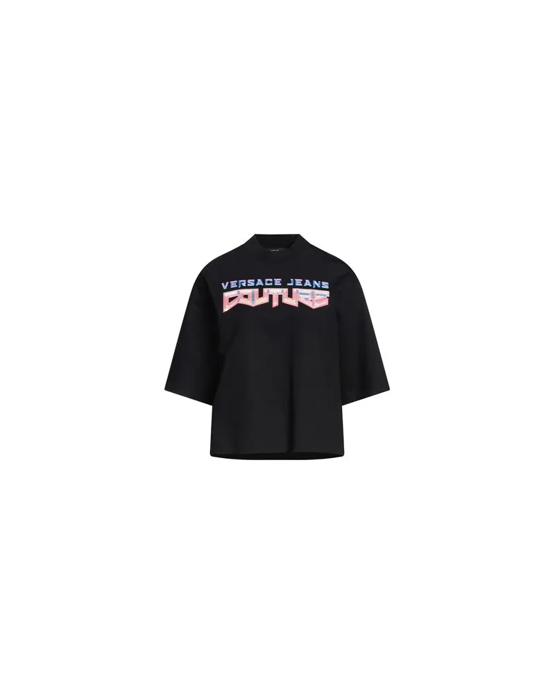 Versace Jeans TOPS - T-shirtsauf YOOX.COM Schwarz