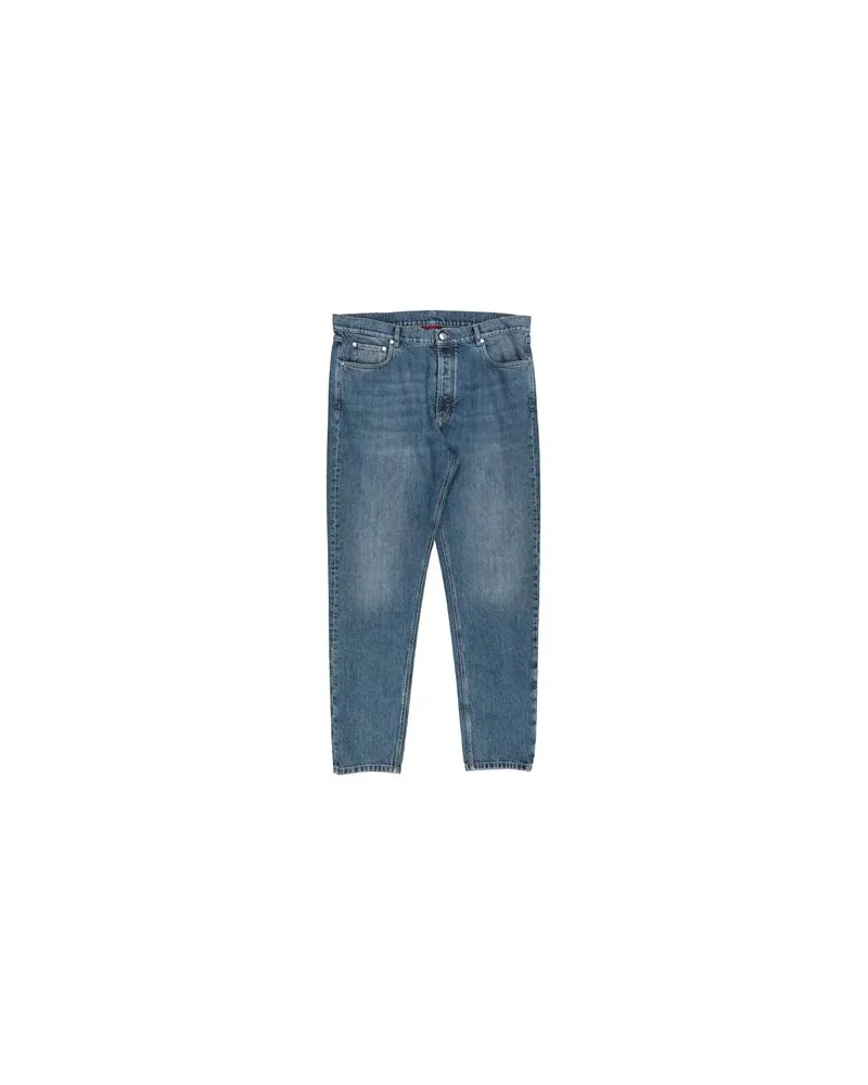 Brunello Cucinelli HOSEN & RÖCKE - Jeanshosenauf YOOX.COM Blau