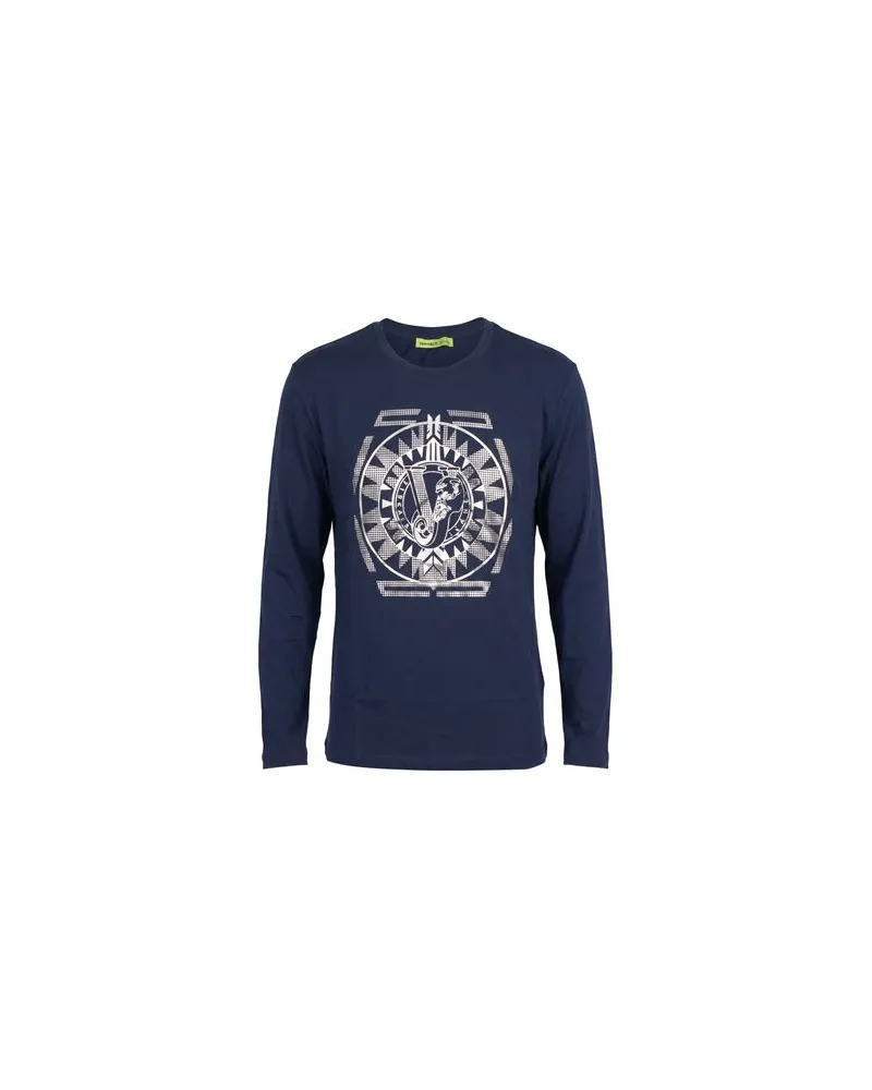 Versace Jeans TOPS - T-shirtsauf YOOX.COM Marineblau