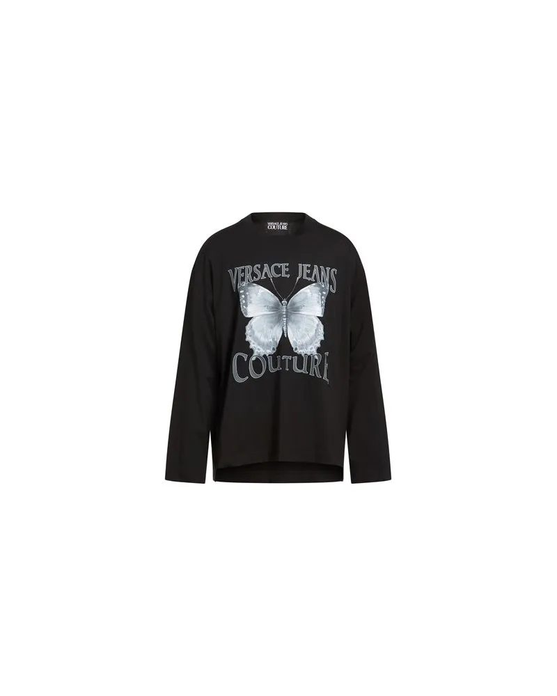 Versace Jeans TOPS - T-shirtsauf YOOX.COM Schwarz
