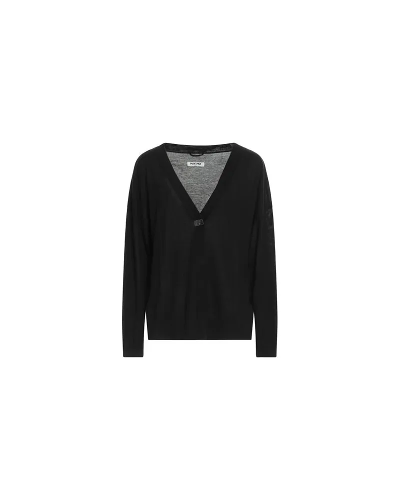 MAX&MOI STRICKWAREN - Strickjackenauf YOOX.COM Schwarz