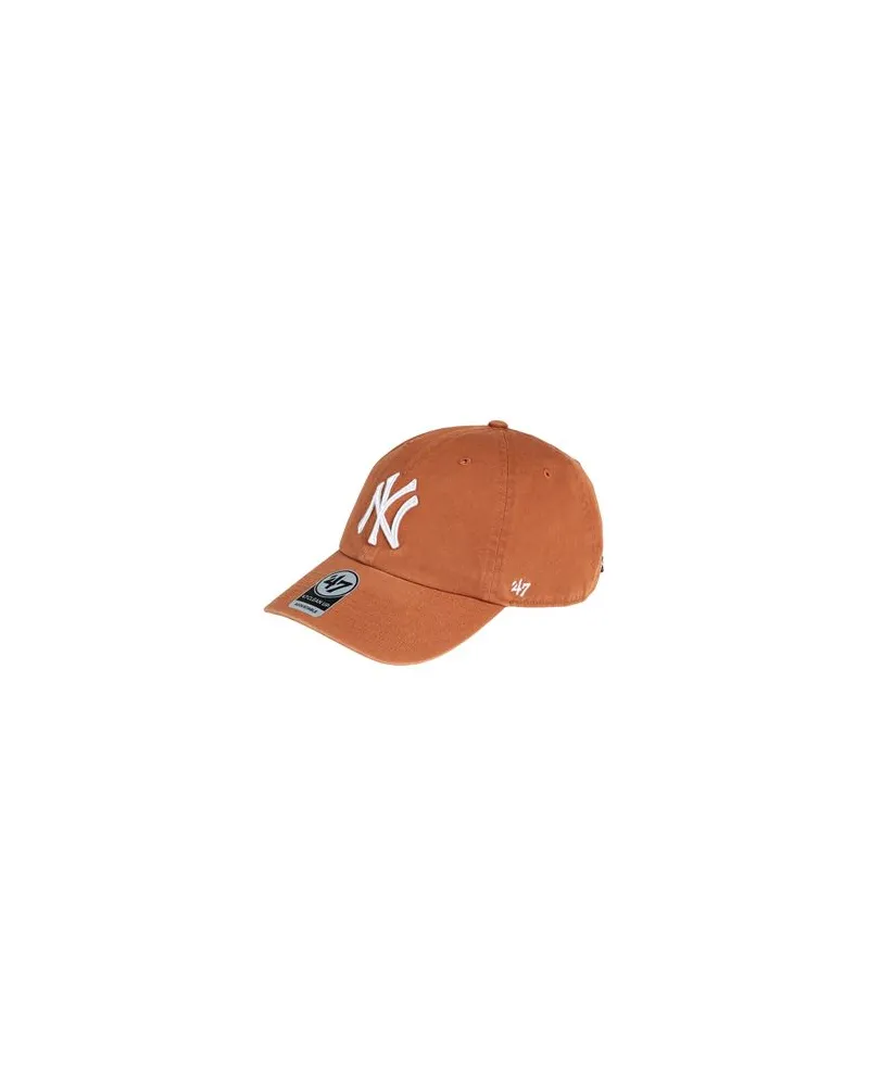 '47 Cappellino Clean Up New York Yankees - '47 Cappellino Clean Up New York Yankees - ACCESSOIRES - Mützen & Hüteauf YOOX.COM Rostrot