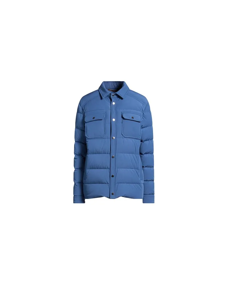 MOORER JACKEN & MÄNTEL - Pufferjacken & Daunenjackenauf YOOX.COM Blau