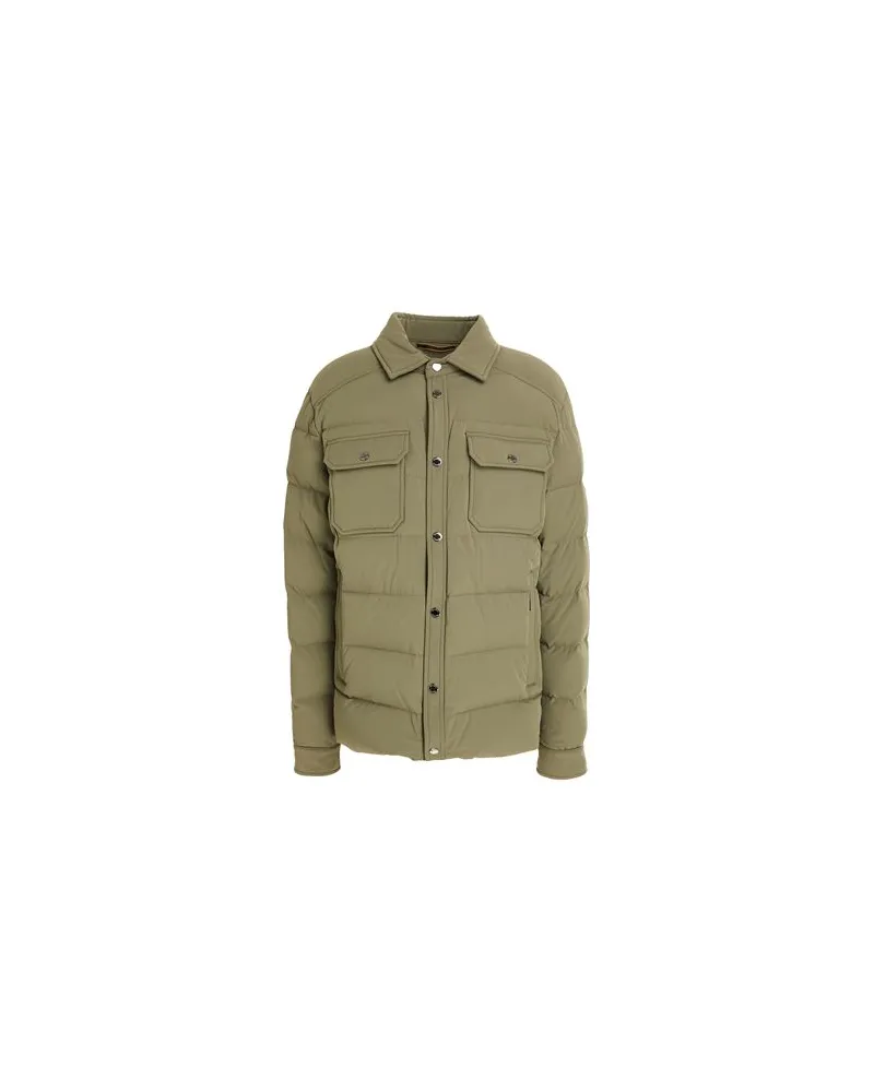 MOORER JACKEN & MÄNTEL - Pufferjacken & Daunenjackenauf YOOX.COM Militärgrün