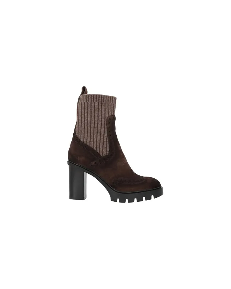 Santoni SCHUHE - Stiefelettenauf YOOX.COM Dunkelbraun