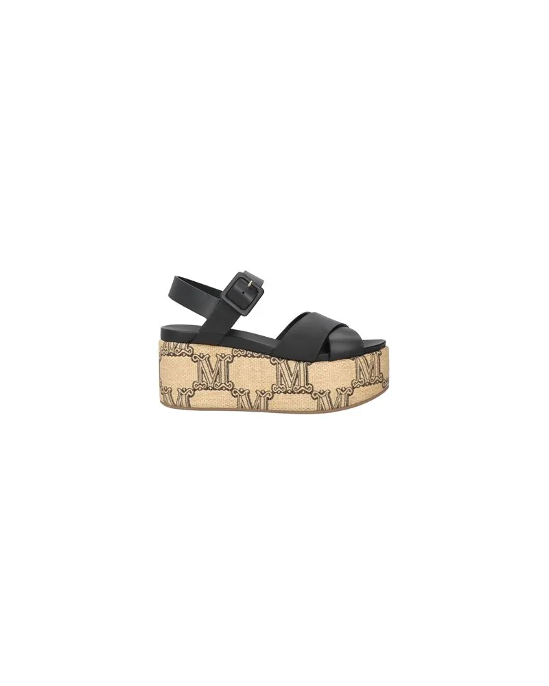 Max Mara SCHUHE - Espadrillesauf YOOX.COM Schwarz