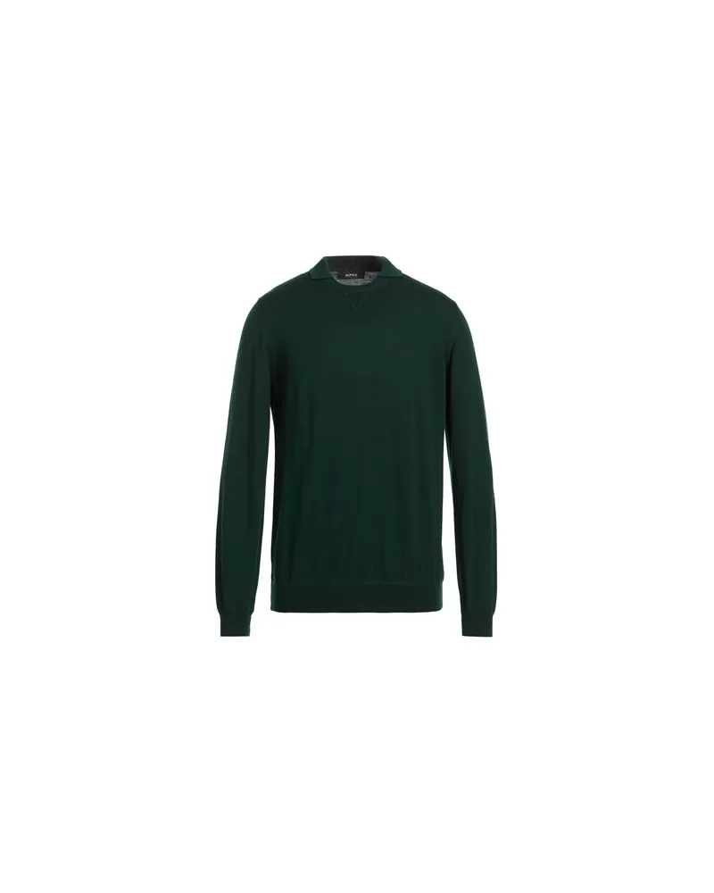 Alpha Studio STRICKWAREN - Pulloverauf YOOX.COM Dunkelgrün