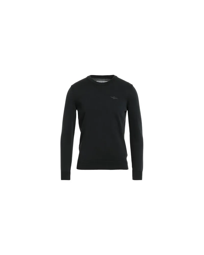 Aeronautica Militare STRICKWAREN - Pulloverauf YOOX.COM Schwarz