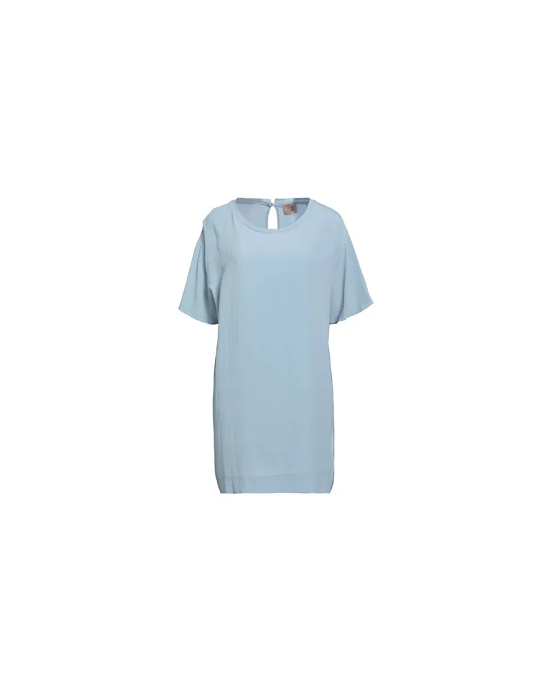 Même Road KLEIDER - Mini-Kleiderauf YOOX.COM Hellblau