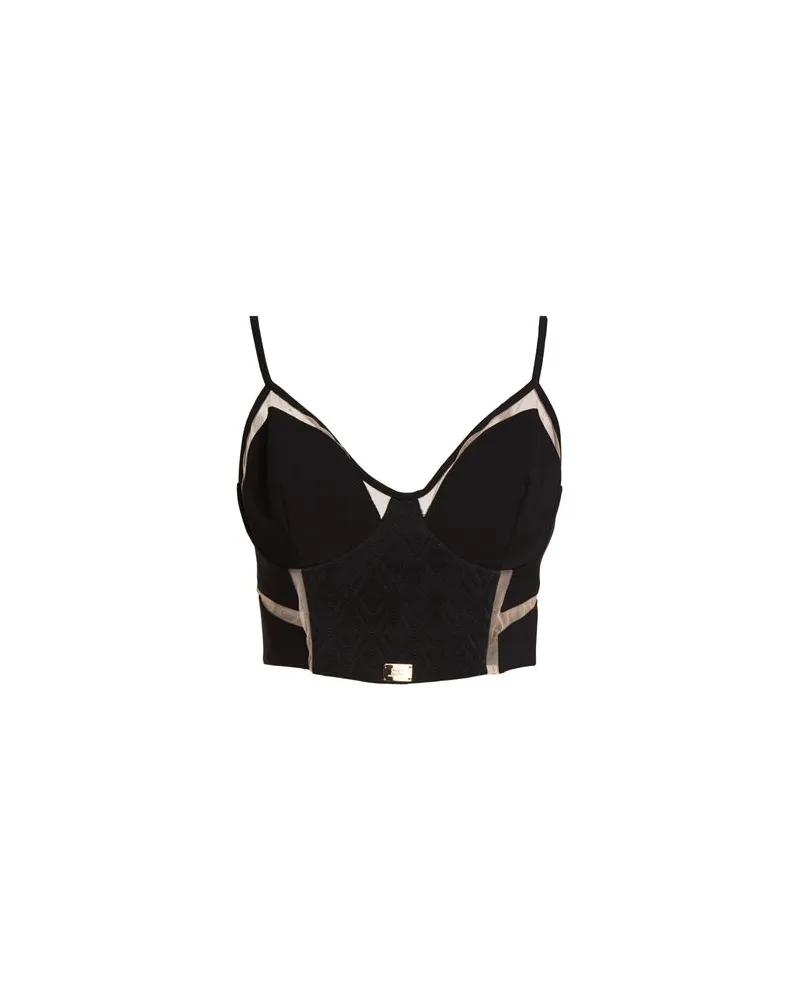 Elisabetta Franchi TOPS - Topsauf YOOX.COM Schwarz