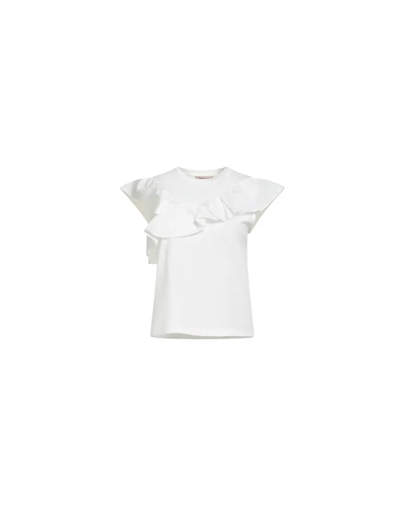 Twin-Set TOPS - T-shirtsauf YOOX.COM Elfenbein