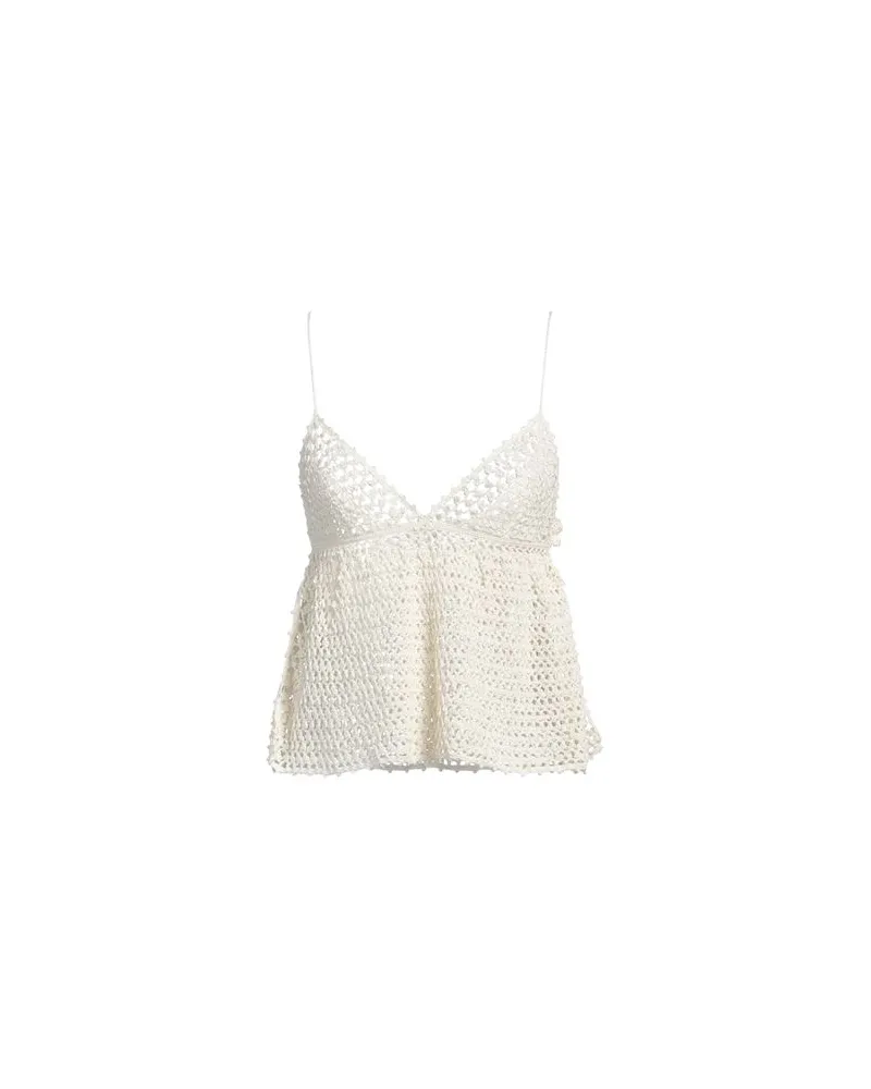 Celine TOPS - Topsauf YOOX.COM Weiß