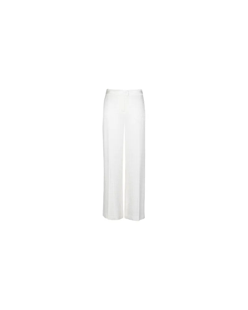 Karl Lagerfeld CAMEO LOGO PANTS  - HOSEN & RÖCKE - Hosenauf YOOX.COM Elfenbein