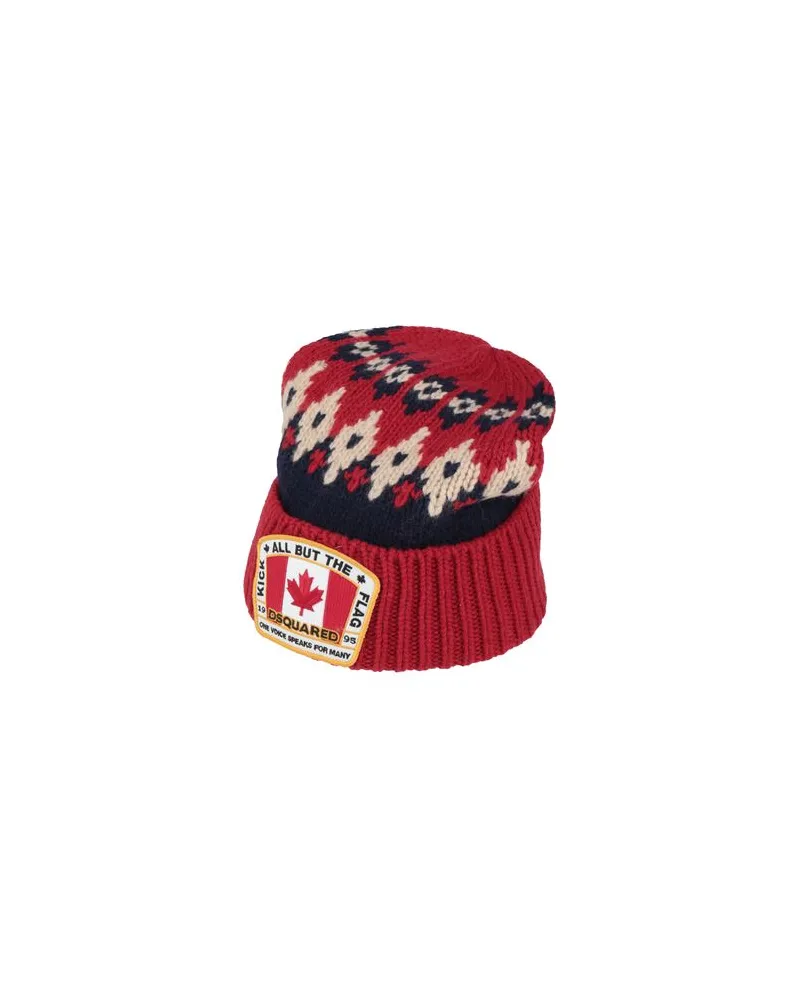 Dsquared2 ACCESSOIRES - Mützen & Hüteauf YOOX.COM Rot