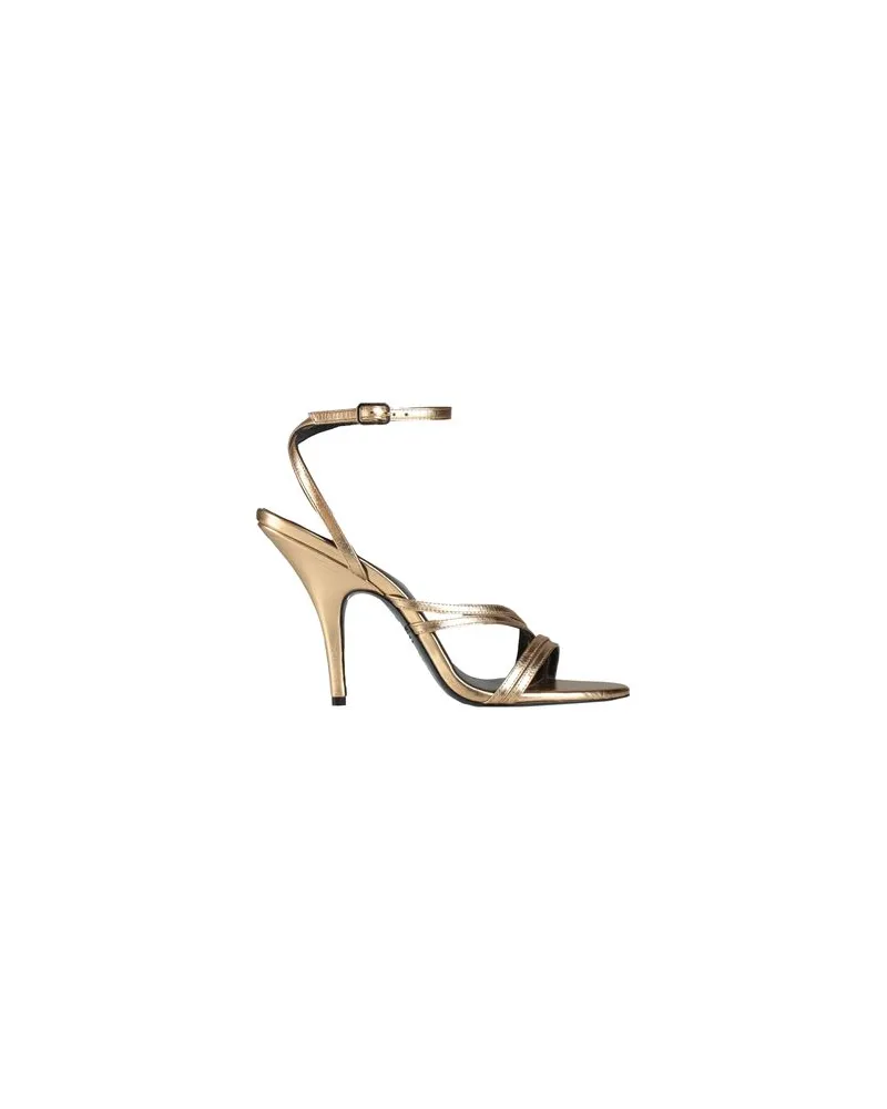 Patrizia Pepe SCHUHE - Sandalenauf YOOX.COM Gold