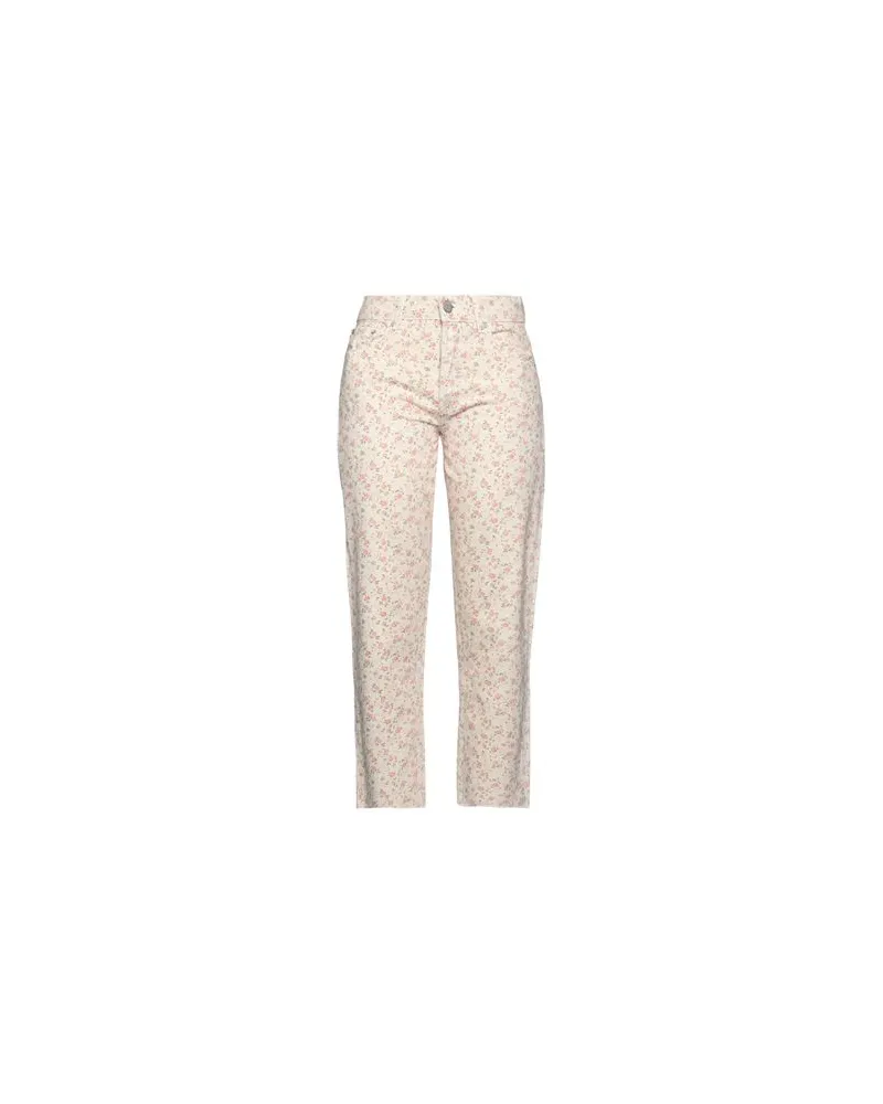BOYISH HOSEN & RÖCKE - Jeanshosenauf YOOX.COM Cremeweiß