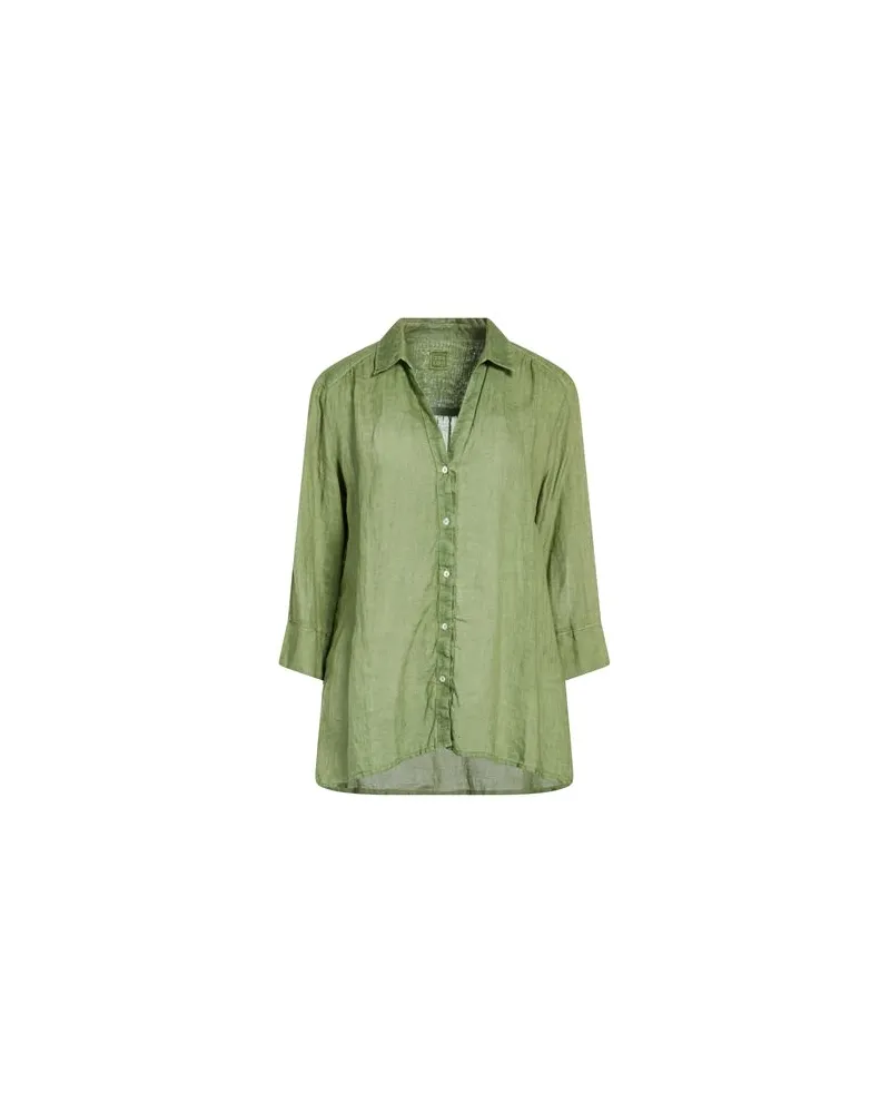 120% Lino TOPS - Hemdenauf YOOX.COM Grün