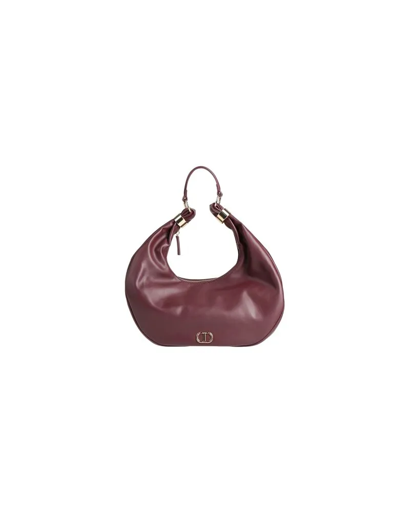 Twin-Set TASCHEN - Schultertaschenauf YOOX.COM Bordeaux