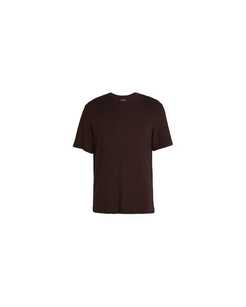 Giorgio Armani TOPS - T-shirtsauf YOOX.COM Schokobraun