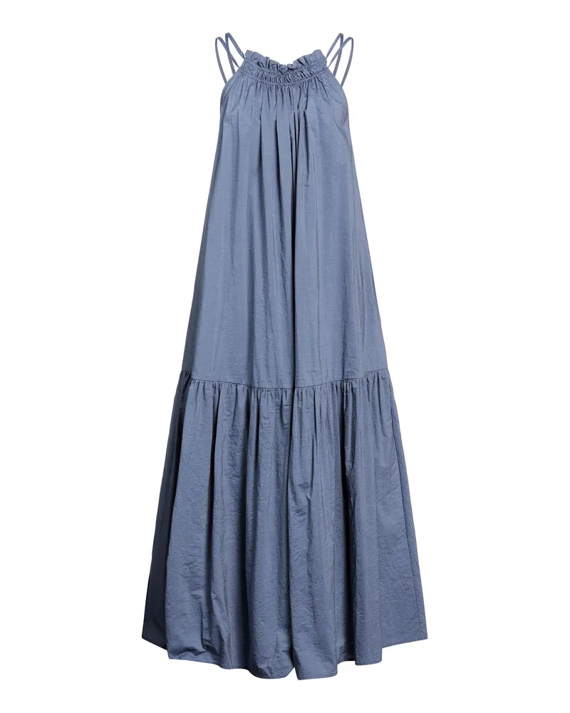 Antonelli Firenze Maxi-Kleid Taubenblau