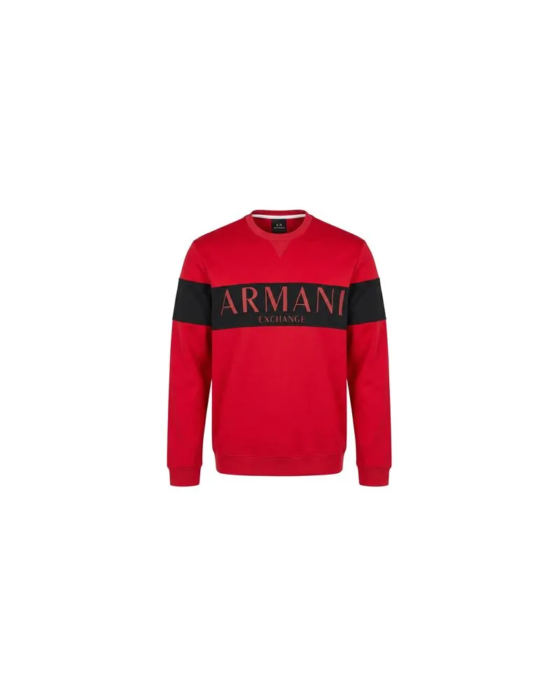Armani Exchange TOPS - Sweatshirtsauf YOOX.COM Rot