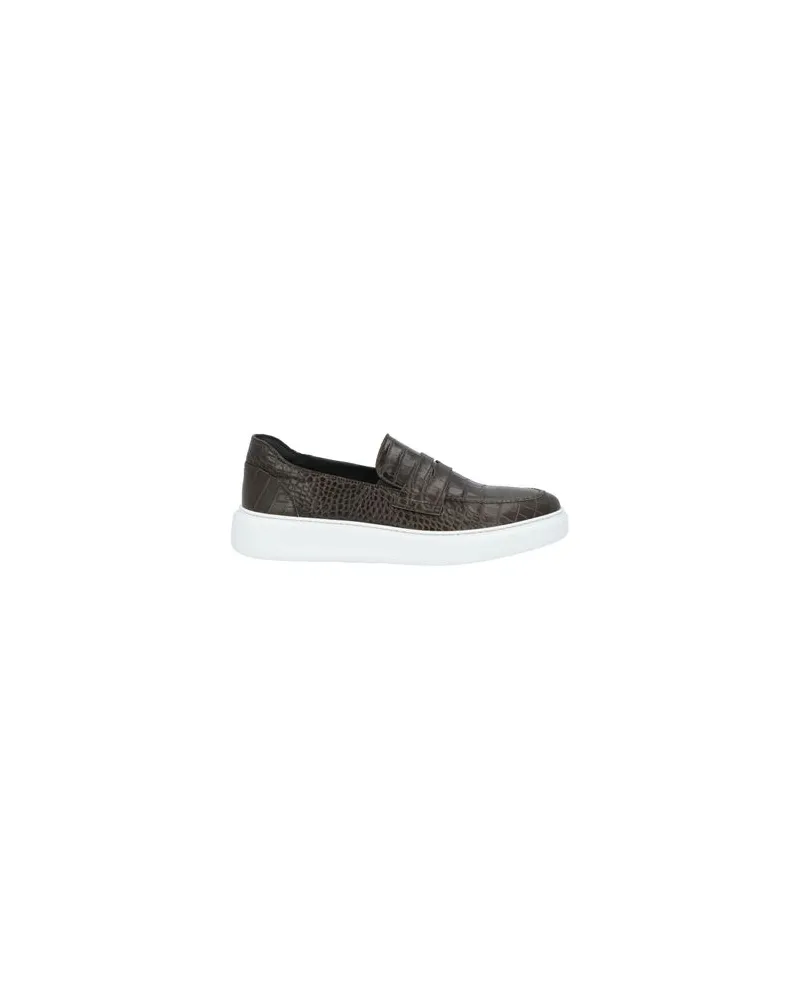 Giovanni Conti SCHUHE - Mokassinsauf YOOX.COM Militärgrün