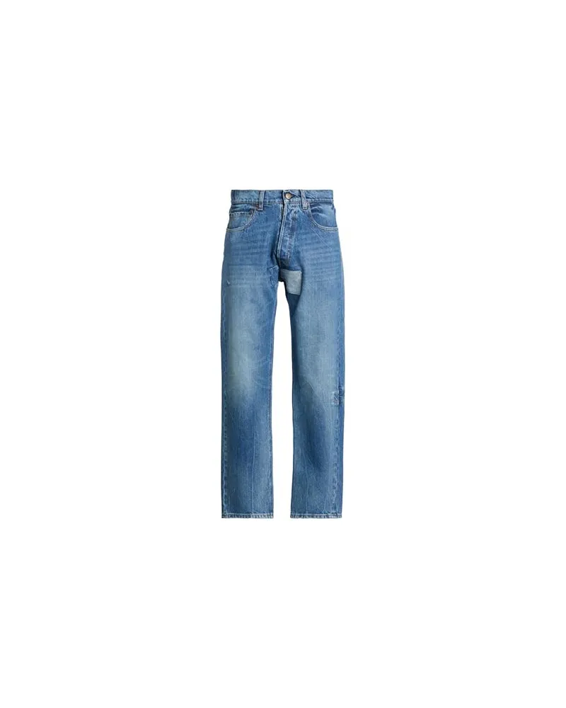Maison Margiela HOSEN & RÖCKE - Jeanshosenauf YOOX.COM Blau
