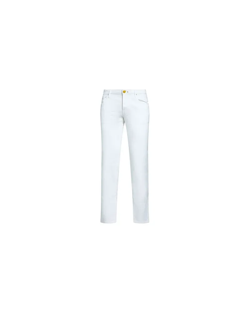 Hand Picked HOSEN & RÖCKE - Jeanshosenauf YOOX.COM Weiß
