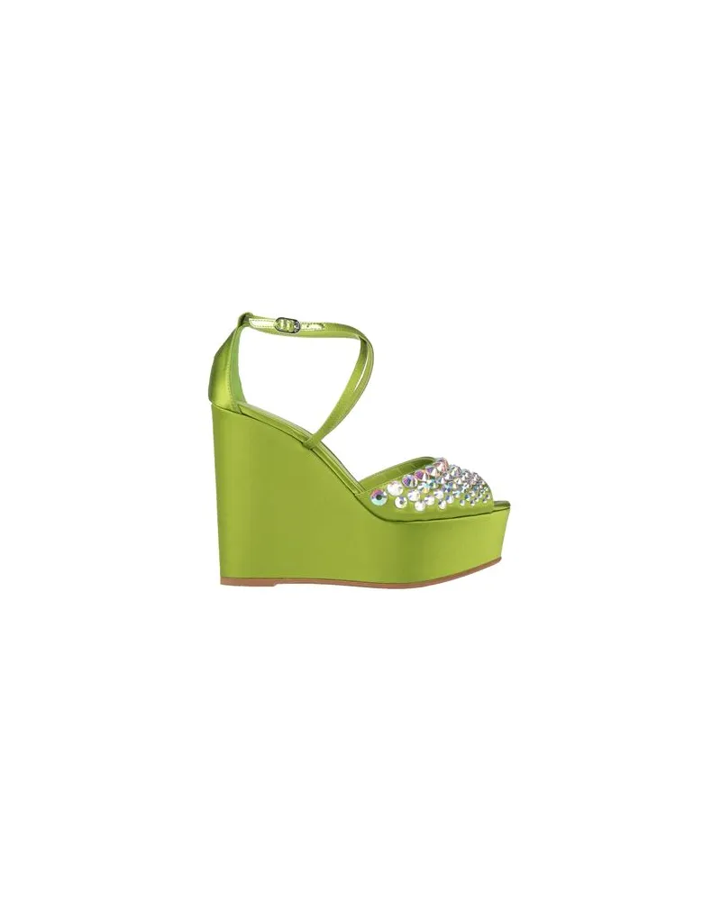 Le Silla SCHUHE - Sandalenauf YOOX.COM Säuregrün