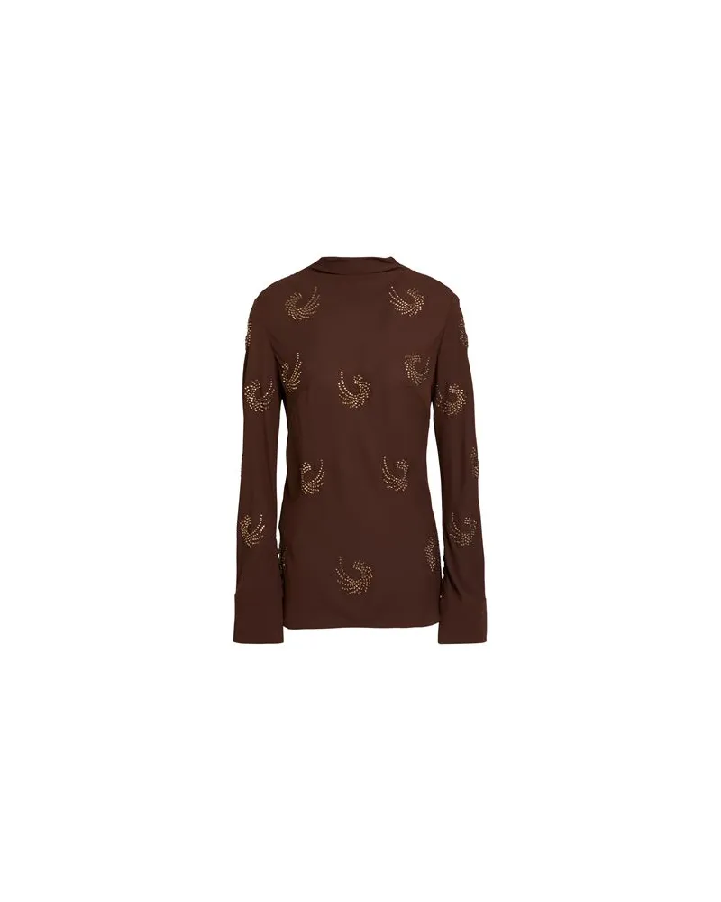 Pinko TOPS - Topsauf YOOX.COM Dunkelbraun