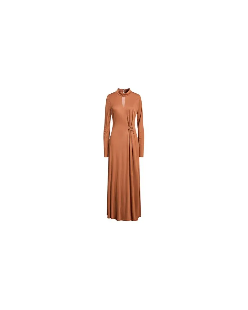 Twin-Set KLEIDER - Maxi-Kleiderauf YOOX.COM Kamel