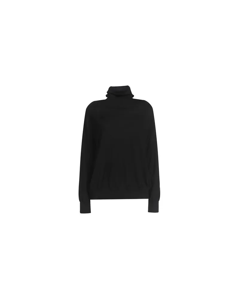 MALLONI STRICKWAREN - Rollkragenpulloverauf YOOX.COM Schwarz