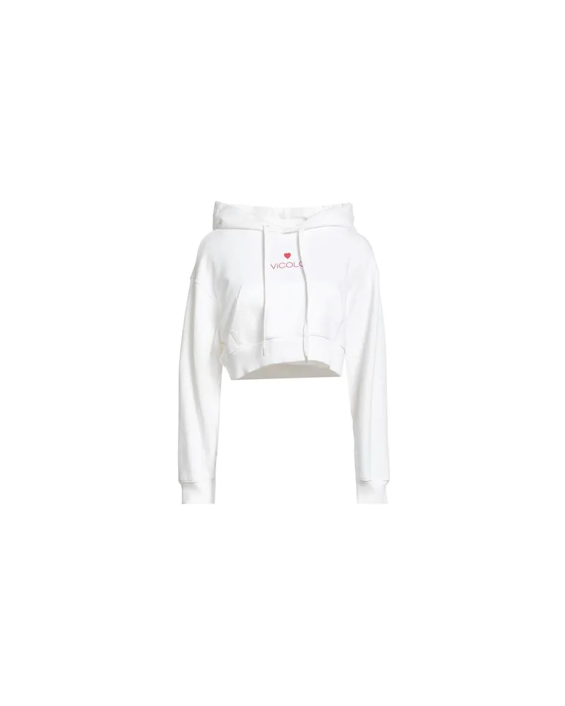 VICOLO TOPS - Sweatshirtsauf YOOX.COM Weiß