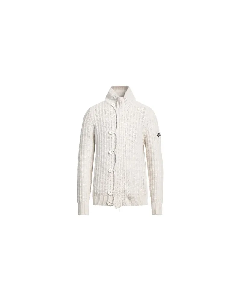 Les Copains STRICKWAREN - Strickjackenauf YOOX.COM Cremeweiß